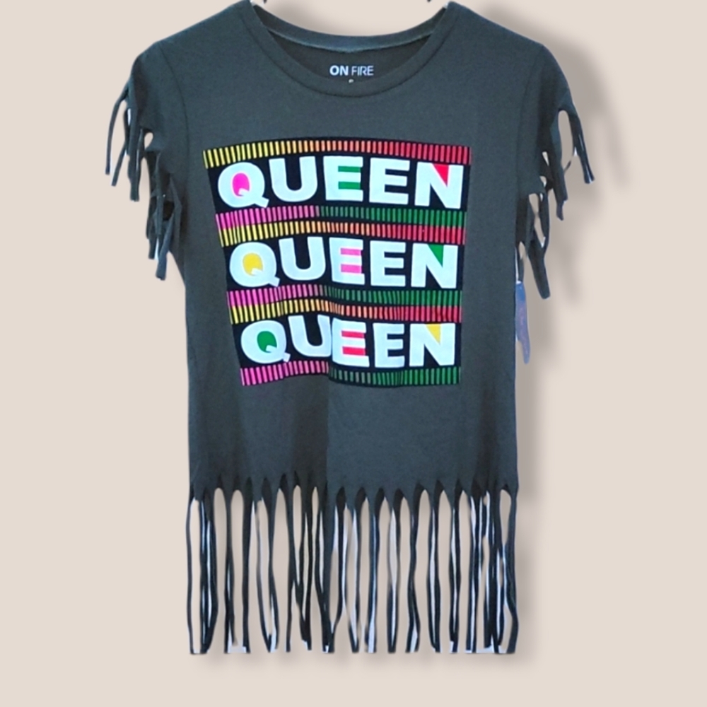ON FIRE Women's Queen Shirt Size S